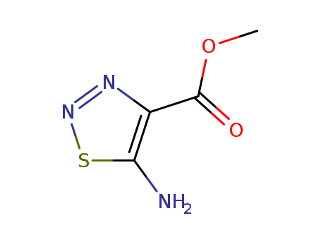 1,2,3-THIADIAZOLE-4-CARBOXYLIC ACID 5-AMINO-,METHYL ESTERCAS