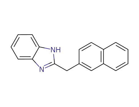 Molecular Structure of 82326-40-7 (2-(2-Naphthylmethyl)benzimidazole)