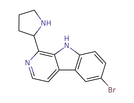 6-bromo-1-(1-pyrrolidin-2-yl)-β-carboline