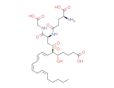 Molecular Structure of 82890-06-0 (leukotriene C-4 sulfone)
