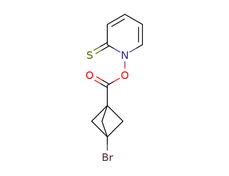 3-Bromo-bicyclo[1.1.1]pentane-1-carboxylic acid 2-thioxo-2H-pyridin-1-yl ester