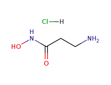 Molecular Structure of 88872-31-5 (beta-alanine hydroxamate hydrochloride)
