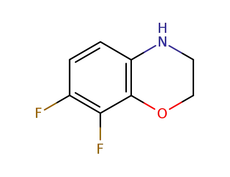 Molecular Structure of 82419-29-2 (2H-1,4-Benzoxazine, 7,8-difluoro-3,4-dihydro-)