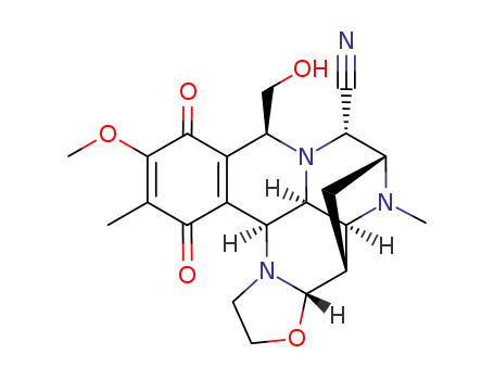 Molecular Structure of 82423-05-0 (cyanonaphthyridinomycin)