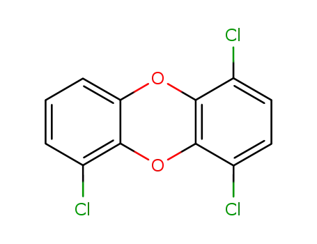 Molecular Structure of 82306-63-6 (1,4,6-trichlorooxanthrene)