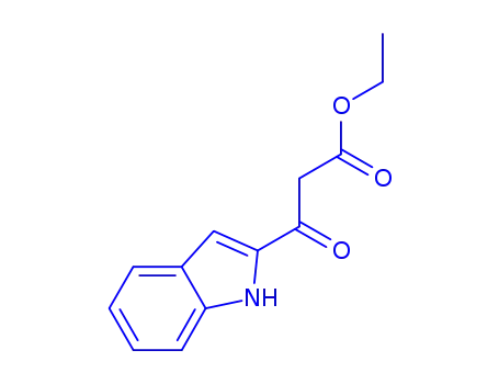 Molecular Structure of 887411-77-0 (ETHYL-2-INDOLOYL-ACETATE)