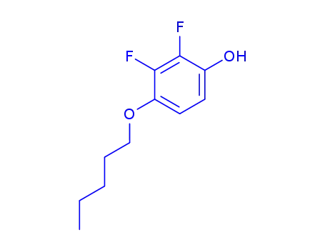 Molecular Structure of 887582-85-6 (2,3-DIFLUORO-4-PENTYLPHENOL)