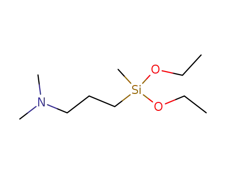 Molecular Structure of 82925-57-3 (3-(Diethoxymethylsilyl)-N,N-dimethyl-1-propanamine)