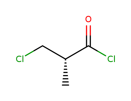 Molecular Structure of 80141-51-1 ((R)-3-CHLORO-2-METHYLPROPIONYL CHLORIDE)