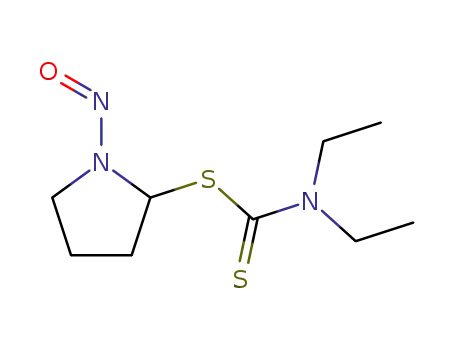 N,N-diethyl-1-(1-nitrosopyrrolidin-2-yl)sulfanyl-methanethioamide