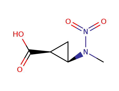 시클로프로판카르복실산, 2-(메틸니트로아미노)-, 시스-(9CI)