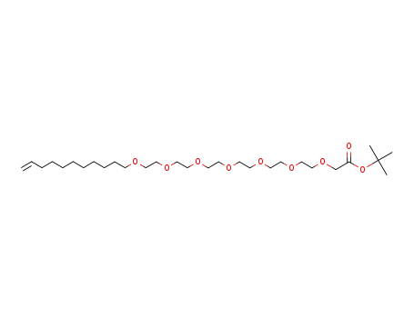 Molecular Structure of 887353-83-5 (TERT-BUTYL-3,6,9,12,15,18,21-HEPTAOXADOTRIACONT-31-ENOATE)