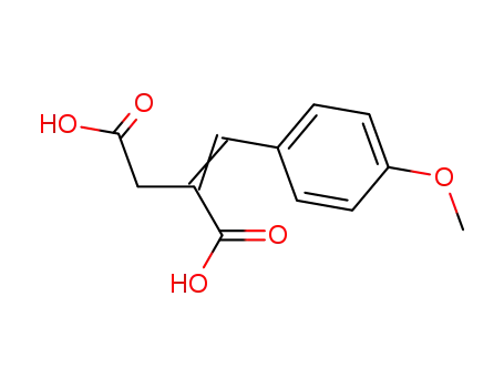 Molecular Structure of 889-10-1 (2-(4-METHOXYBENZYLIDENE)SUCCINIC ACID)