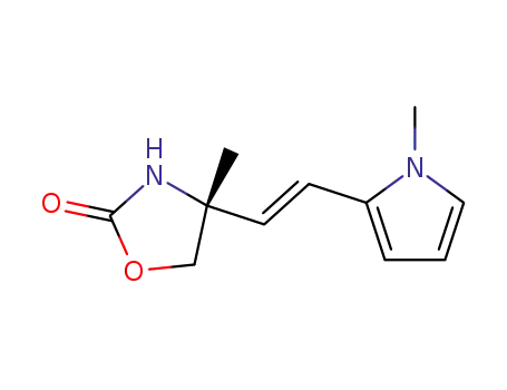 2-Oxazolidinone,4-methyl-4-[(1E)-2-(1-methyl-1H-pyrrol-2-yl)ethenyl]-,(4R)-(9CI)