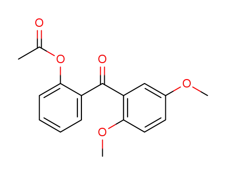 Molecular Structure of 890098-92-7 (2-ACETOXY-2',5'-METHOXYBENZOPHENONE)