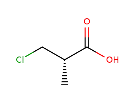 Molecular Structure of 82340-63-4 (3-CHLORO-2-METHYLPROPIONICACID)