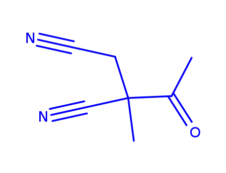 Molecular Structure of 82471-44-1 (Butanedinitrile, 2-acetyl-2-methyl- (9CI))