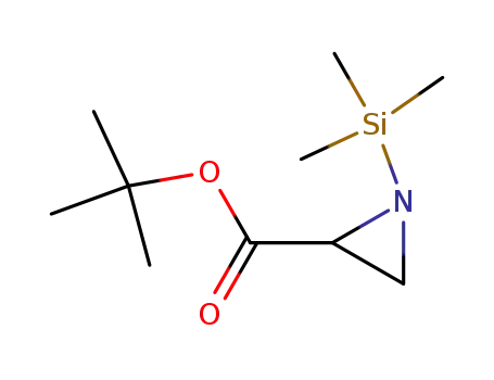 Molecular Structure of 82912-35-4 (N-Trimethylsilyl-2-(t-butoxycarbonyl)-aziridine)