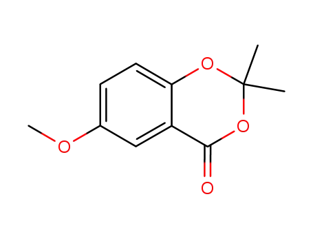 Molecular Structure of 82944-21-6 (2,2-dimethyl-4-oxo-6-methoxybenzo-1,3-dioxin)