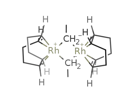 Molecular Structure of 82621-52-1 ([(μ-C2H5)Rh(1,5-cyclooctadiene)]2)