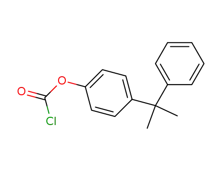 Molecular Structure of 82941-10-4 (4-Cumylphenhyl chloroformate)