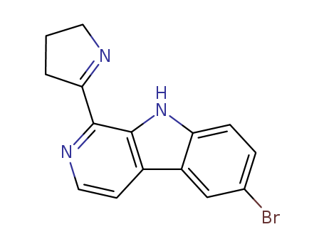 9H-Pyrido[3,4-b]indole,6-bromo-1-(3,4-dihydro-2H-pyrrol-5-yl)-