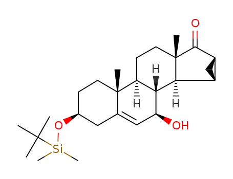 Molecular Structure of 82543-10-0 (3H-Cycloprop[15,16]androsta-5,15-dien-17-one,3-[[(1,1-)