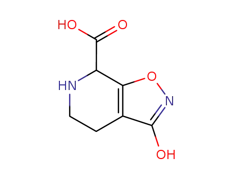 Molecular Structure of 89017-63-0 (3-hydroxy-4,5,6,7-tetrahydroisoxazolo(5,4-c)pyridine-7-carboxylic acid)