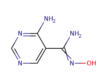 Molecular Structure of 82302-18-9 (5-Pyrimidinecarboximidamide,4-amino-N-hydroxy-)