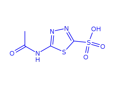 2-(아세틸라미노)-5-설포-1,3,4-티아디아졸