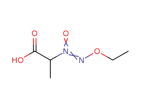 Propanoic acid, 2-(ethoxy-NNO-azoxy)- (9CI)