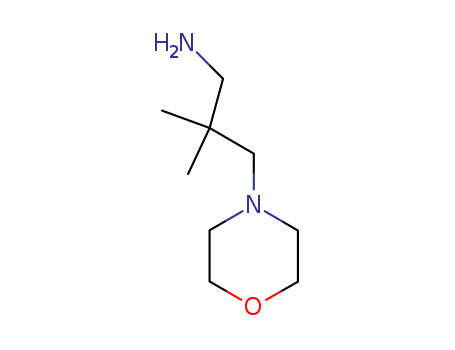 Molecular Structure of 90796-54-6 ((2,2-dimethyl-3-morpholin-4-ylpropyl)amine(SALTDATA: FREE))
