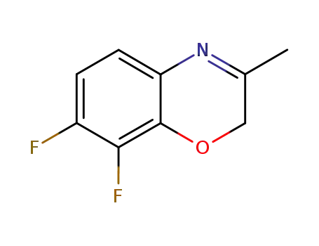Molecular Structure of 117321-74-1 (2H-1,4-Benzoxazine, 7,8-difluoro-3-methyl-)