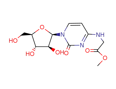 methyl N-(2-oxo-1-pentofuranosyl-1,2-dihydropyrimidin-4-yl)glycinate