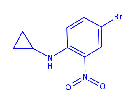 N-Cyclopropyl 4-bromo-2-nitroaniline