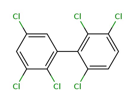 Molecular Structure of 52744-13-5 (2,2',3,3',5,6'-HEXACHLOROBIPHENYL)