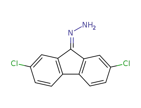 Molecular Structure of 888-00-6 ((2,7-dichloro-9H-fluoren-9-ylidene)hydrazine)
