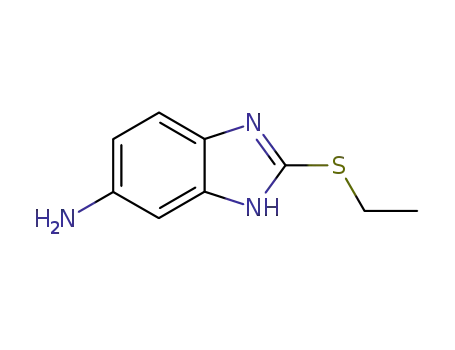 1H-벤즈이미다졸-5-아민,2-(에틸티오)-(9CI)