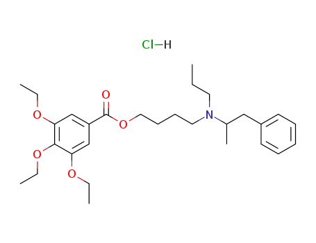 4-(1-페닐프로판-2-일-프로필-아미노)부틸 3,4,5-트리에톡시벤조에이트