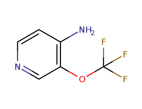 Molecular Structure of 827586-90-3 (3-TrifluoroMethoxy-pyridin-4-ylaMine)