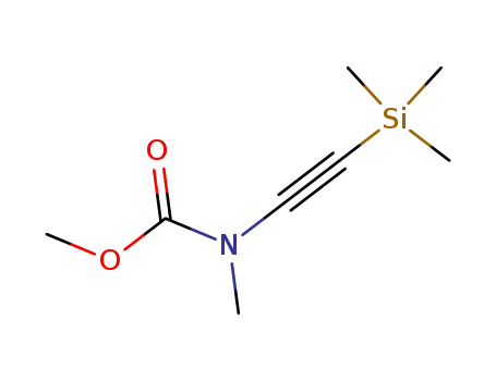 Carbamic  acid,  N-methyl-N-[2-(trimethylsilyl)ethynyl]-,  methyl  ester
