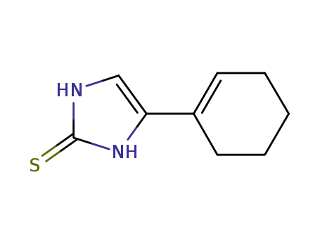Molecular Structure of 889097-83-0 (2H-Imidazole-2-thione,  4-(1-cyclohexen-1-yl)-1,3-dihydro-)