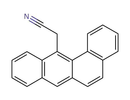 Molecular Structure of 78533-31-0 (Benz[a]anthracene-12-acetonitrile)