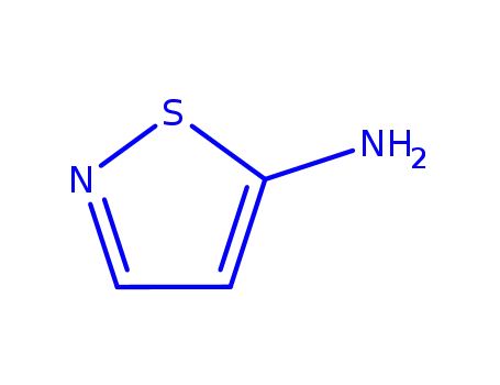 Molecular Structure of 82357-92-4 (5-Isothiazolamine(9CI))