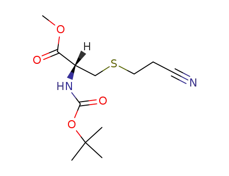 (R)-2-TERT-BUTOXYCARBONYLAMINO-3-(2-CYANO-ETHYLSULFANYL)-PROPIONIC ACID METHYL ESTER