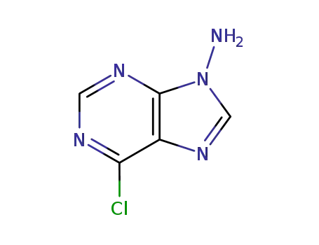 Molecular Structure of 89284-30-0 (6-chloro-9H-purin-9-amine)