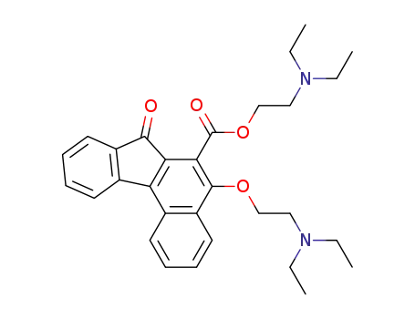 7H-Benzo(c)fluorene-6-carboxylic acid, 5-(2-(diethylamino)ethoxy)-7-ox o-, 2-(diethylamino)ethyl ester