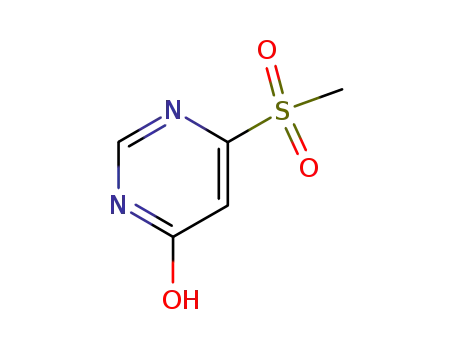 Molecular Structure of 89322-92-9 (6-(methylsulfonyl)pyrimidin-4(1H)-one)