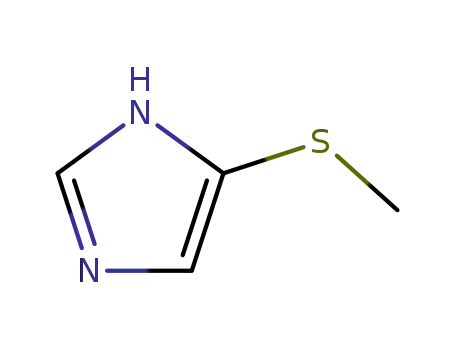 Molecular Structure of 83553-60-0 (4-(METHYLTHIO)-1H-IMIDAZOLE)