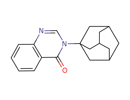 Molecular Structure of 83610-13-3 (3-(tricyclo[3.3.1.1~3,7~]dec-1-yl)quinazolin-4(3H)-one)
